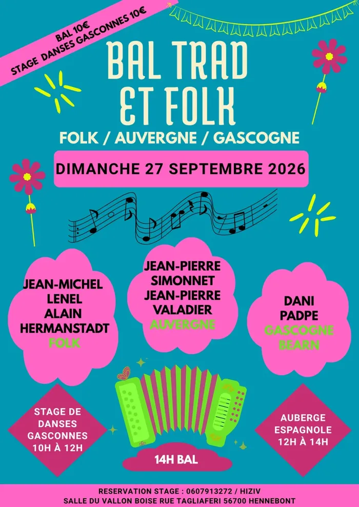 Illustration de l'événement : Bal Folk, Auvergne et Gascogne