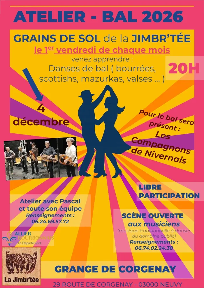 Illustration de l'événement : Atelier-Bal de La Jimbr'tée