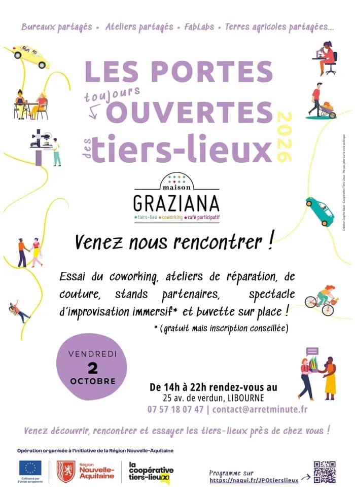 Illustration de l'événement : Les portes ouvertes des tiers lieux