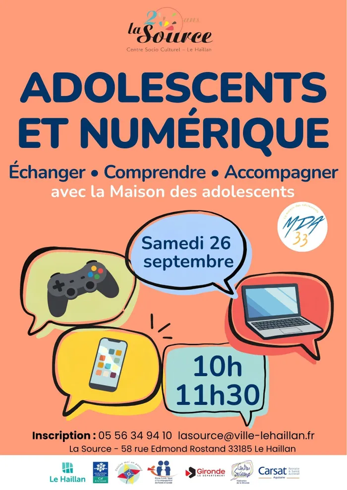 Illustration de l'événement : Adolescents et Numérique