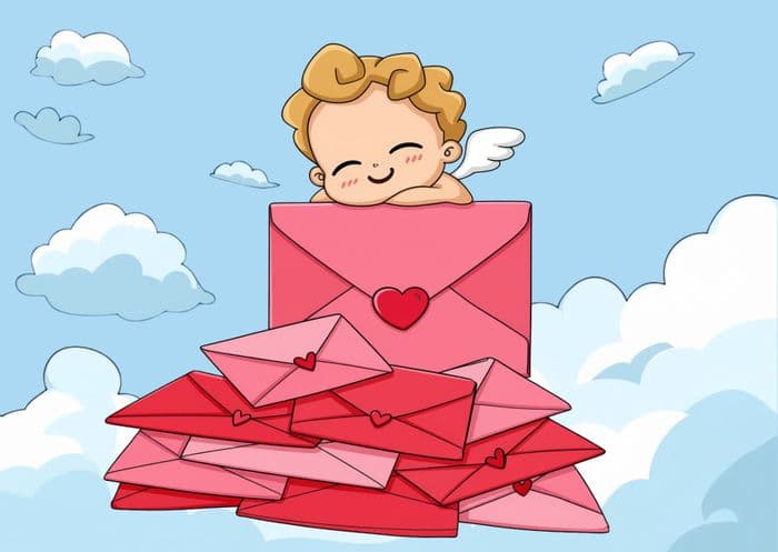 Illustration de l'événement : La lettre de Cupidon