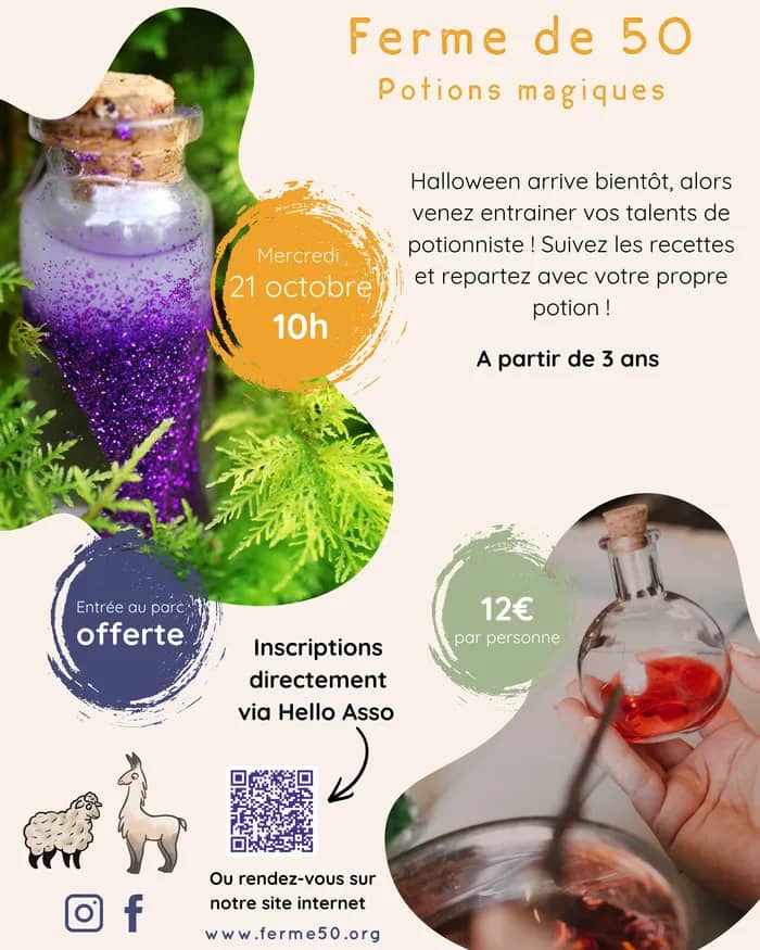 Illustration de l'événement : Ateliers familles - Potions magiques