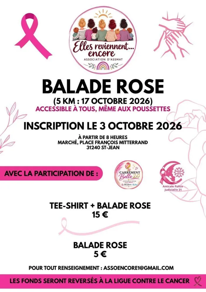 Illustration de l'événement : Balade rose