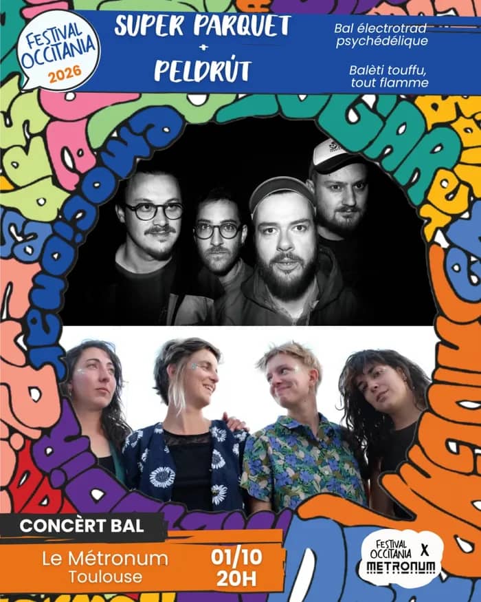 Illustration de l'événement : Super Parquet + Peldrút - Festival Occitania X Métronum