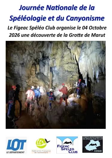 Illustration de l'événement : Figeac Spéléo Club - Organisation JNSC dans le Lot