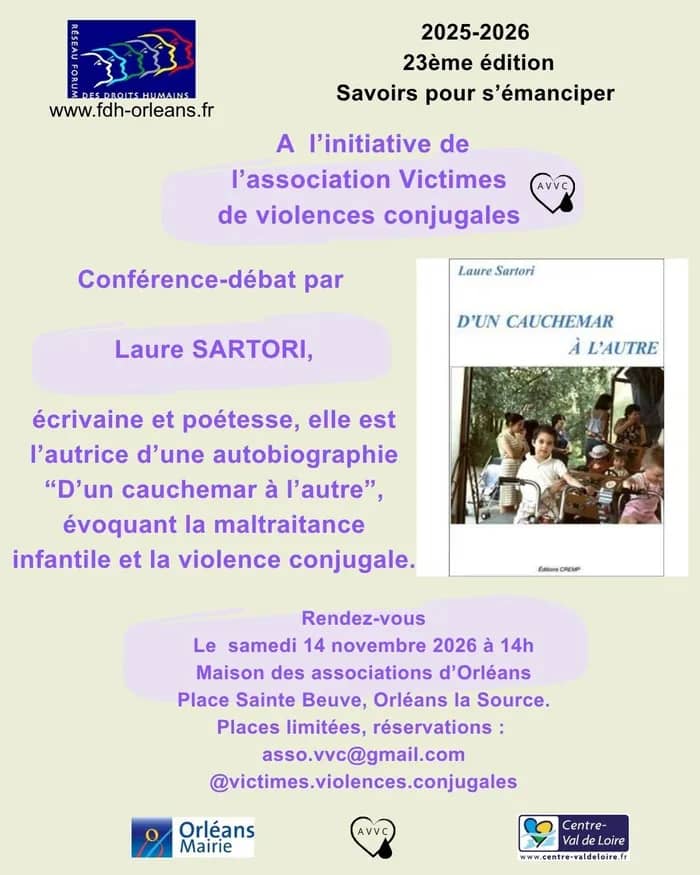 Illustration de l'événement : Conférence par Laure Sartori