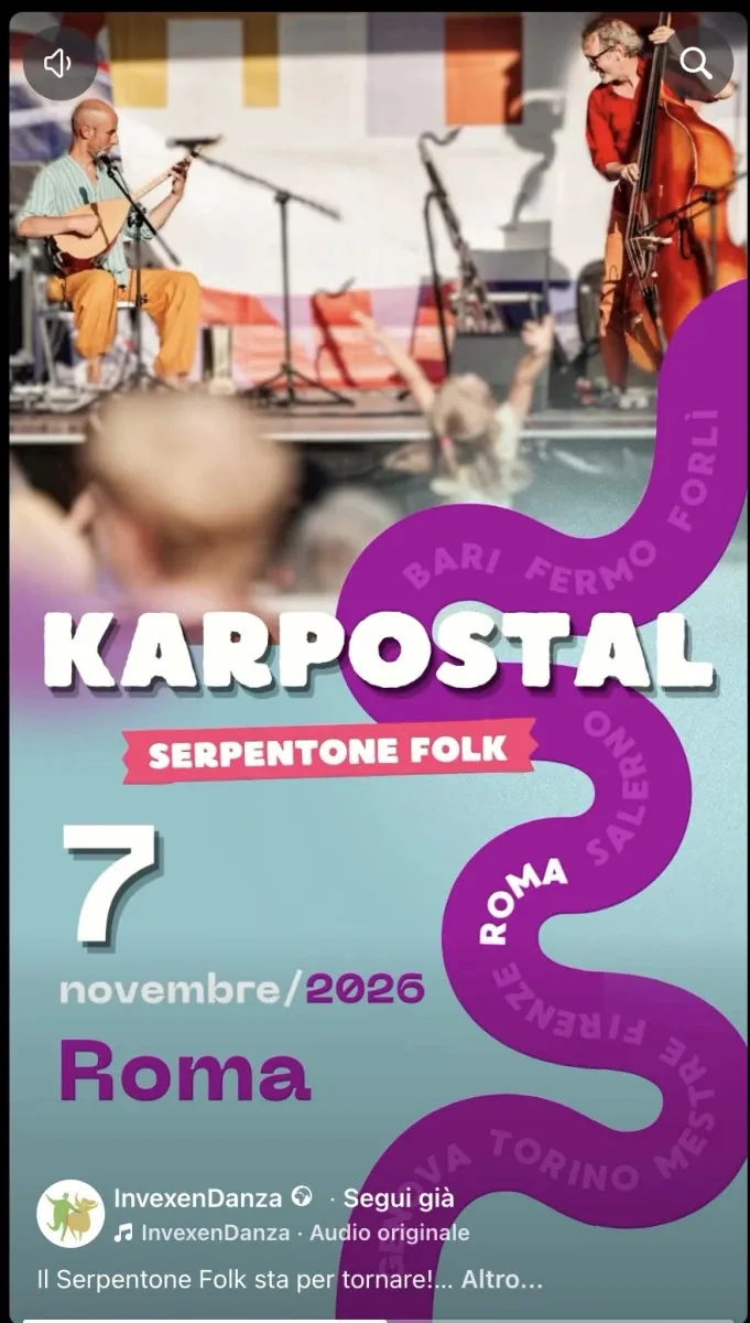 Illustration de l'événement : Karpostal a Roma