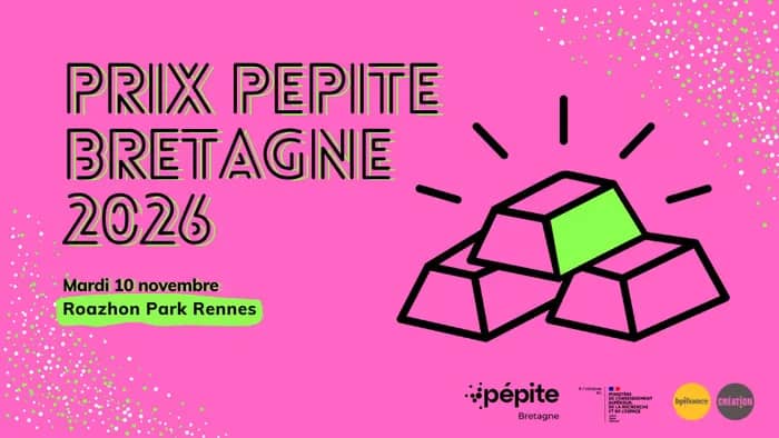 Illustration de l'événement : Prix Pépite Bretagne 2026 : découvrez les 4 lauréats bretons !