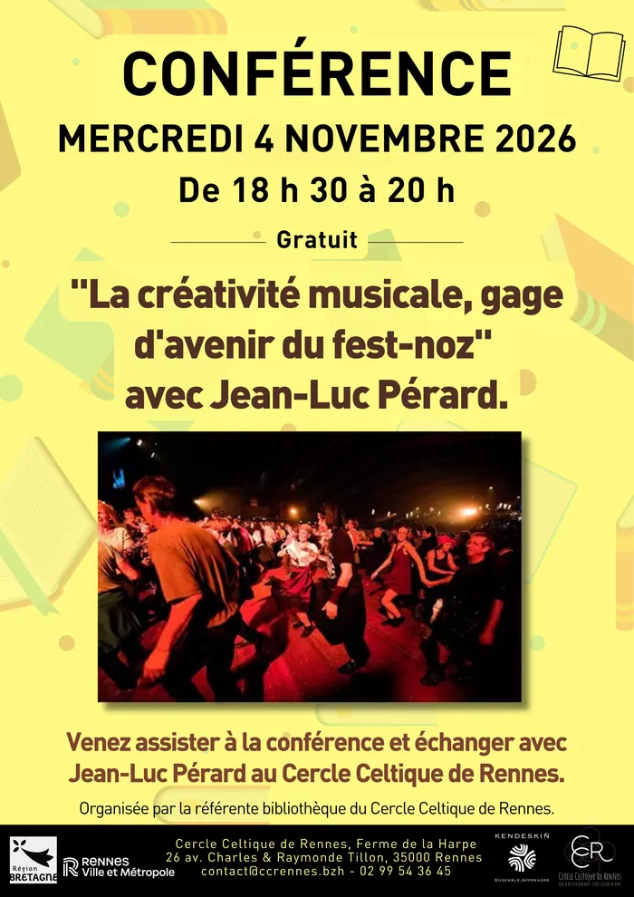 Illustration de l'événement : Conférence "La créativité musicale, gage d'avenir du fest-noz"