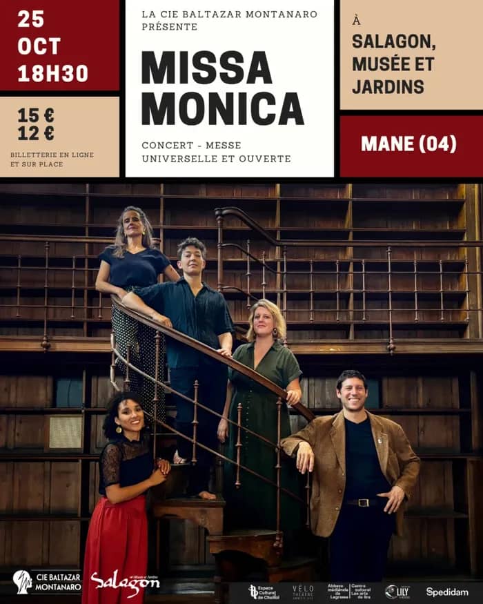 Illustration de l'événement : Concert Missa Monica au Prieuré de Salagon