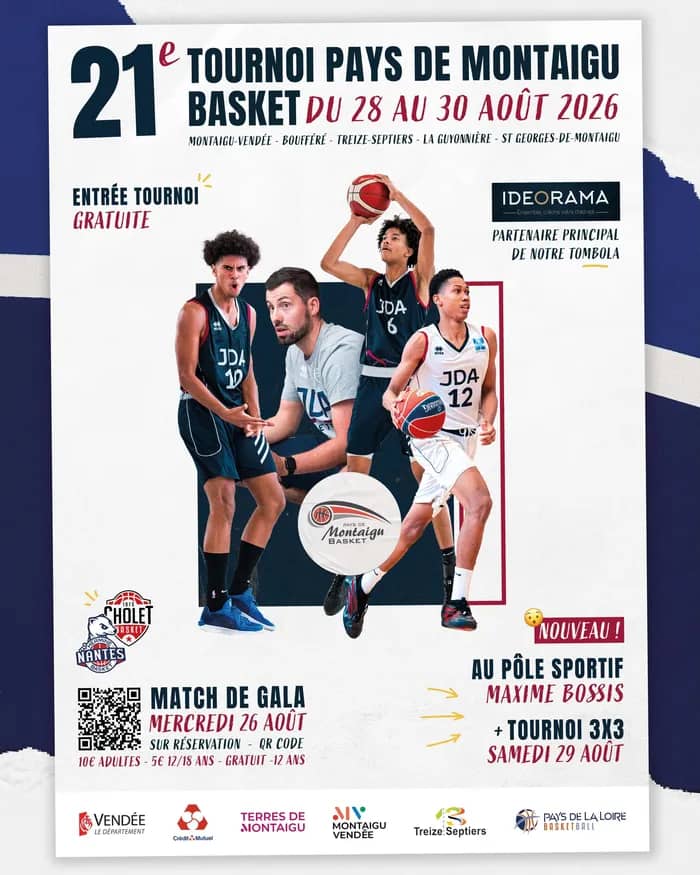 Illustration de l'événement : Tournoi Pays de Montaigu Basket