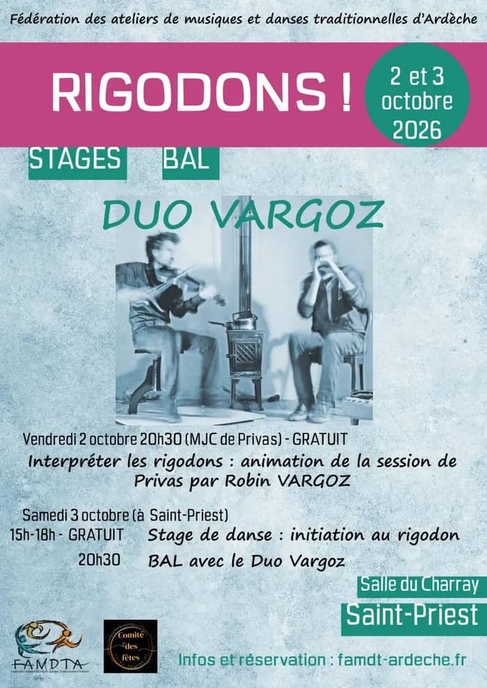 Illustration de l'événement : Session trad spéciale rigodon avec Robin Vargoz
