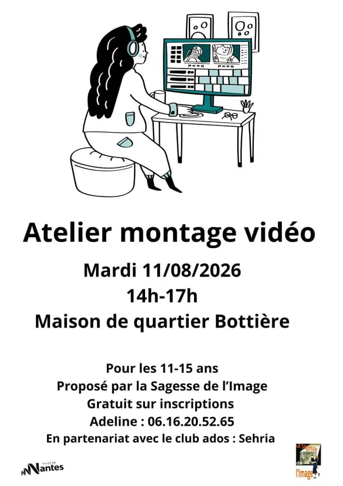 Illustration de l'événement : Stage Atelier Montage Vidéo