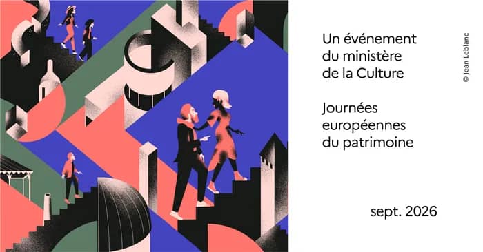 Illustration de l'événement : Journées Européennes du Patrimoine 2026 - Sam. 19 septembre