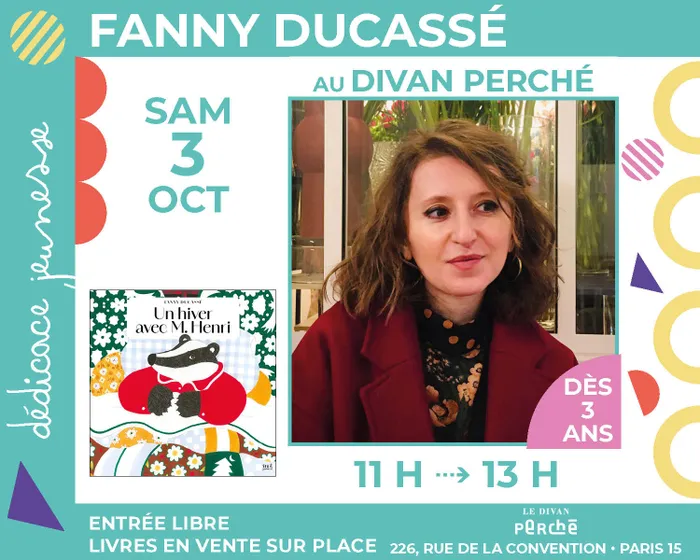 Illustration de l'événement : Jeunesse : Fanny Ducassé dédicace en avant-première « Un hiver avec M. Henri »