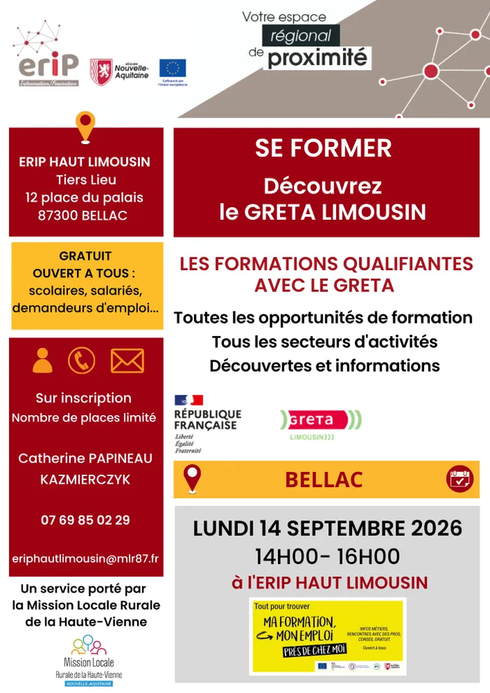 Illustration de l'événement : Présentation du GRETA DU LIMOUSIN