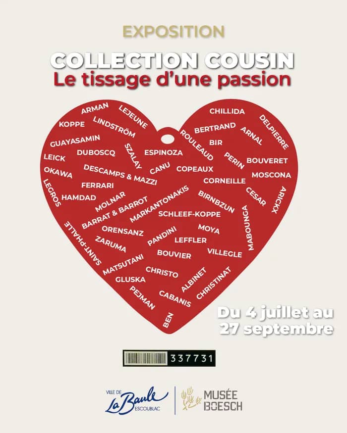 Illustration de l'événement : Exposition - Collection Cousin - Le tissage d'une passion