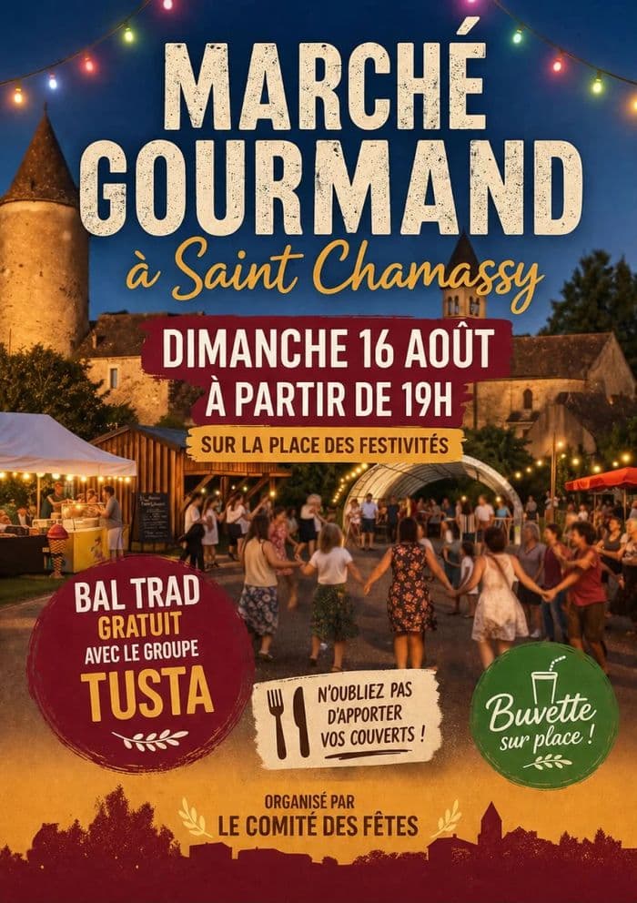 Illustration de l'événement : Marché Gourmand et Bal avec Tusta