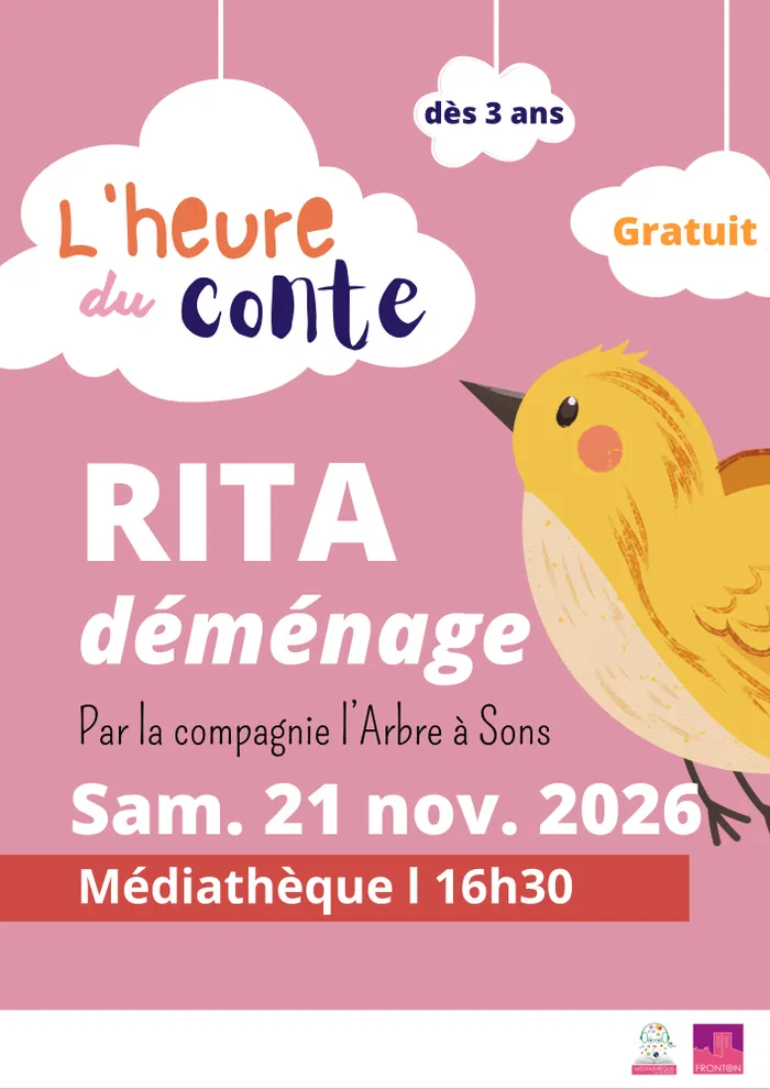 Illustration de l'événement : Heure du Conte : Rita déménage