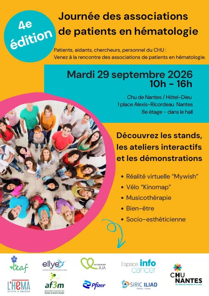 Illustration de l'événement : Journée des associations de patients en hématologie