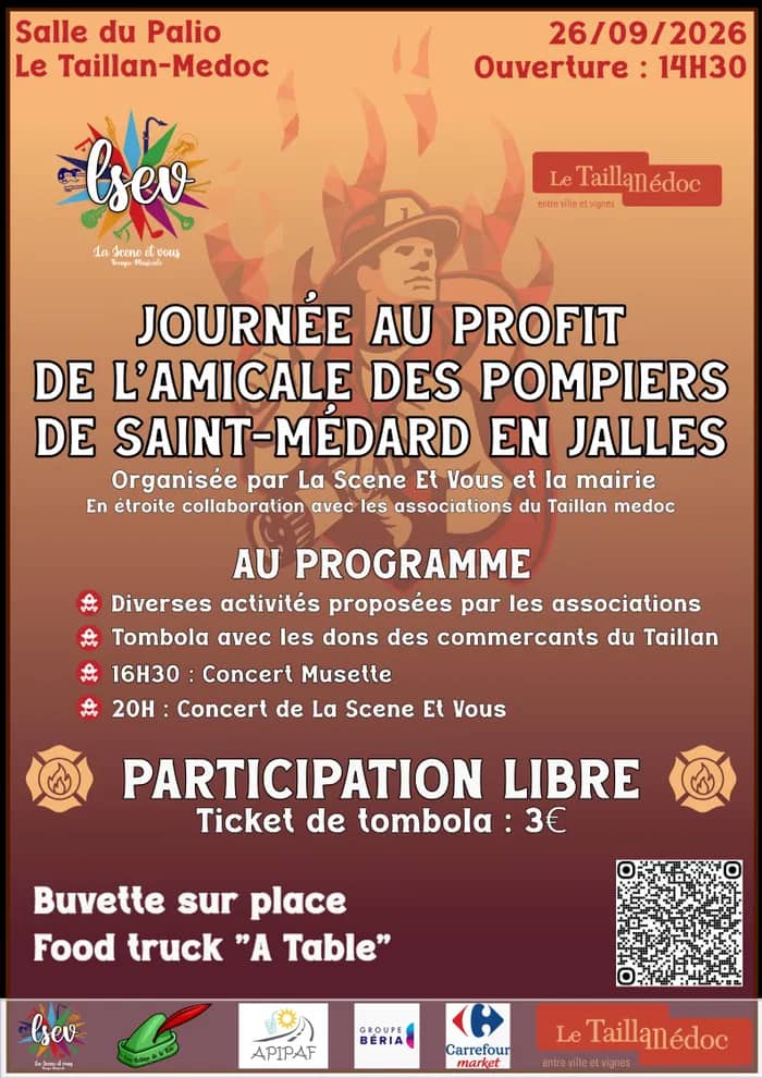 Illustration de l'événement : Concert de "La Scène et Vous" au profit des sapeurs-pompiers
