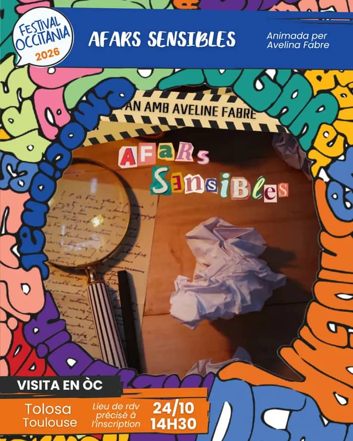 Illustration de l'événement : "Afars Sensibles", visite amb Avelina Fabre - Festival Occitania