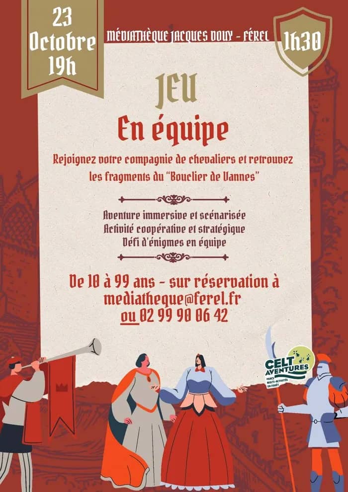 Illustration de l'événement : Jeu : Le bouclier de Vannes - Celt'Aventure