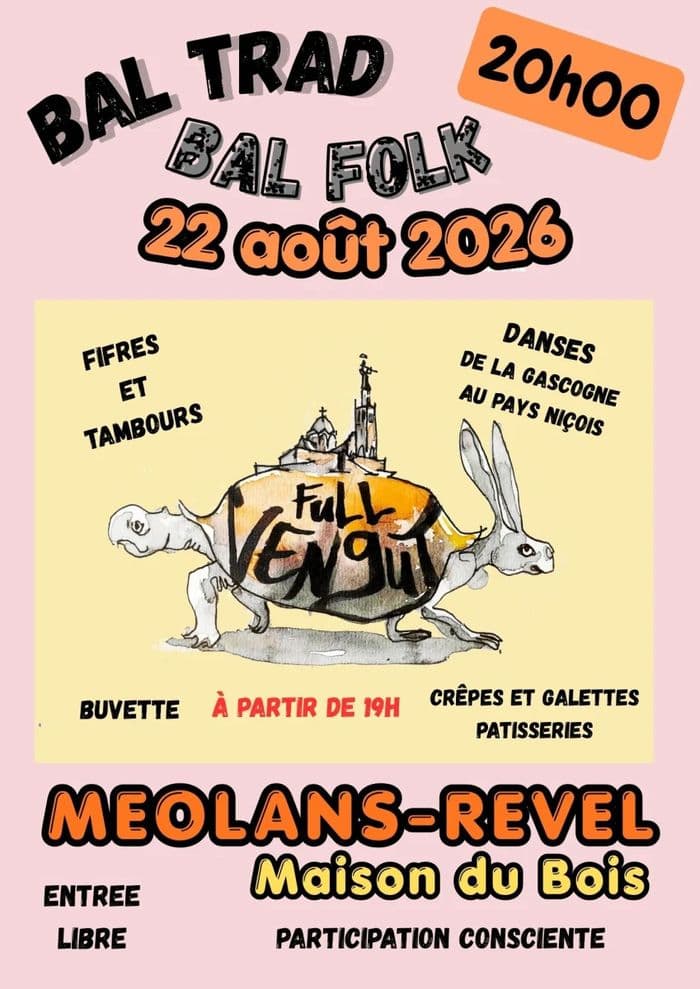 Illustration de l'événement : Bal Trad, Bal Folk avec Full Vengut FIFRES et TAMBOURS