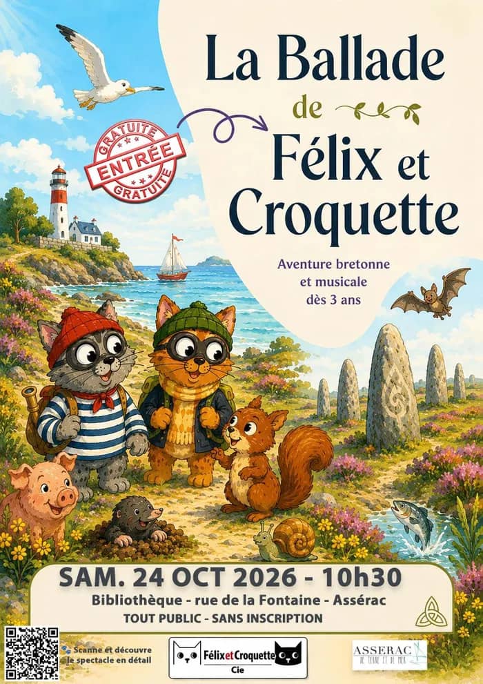 Illustration de l'événement : Spectacle : La ballade de Félix & Croquette