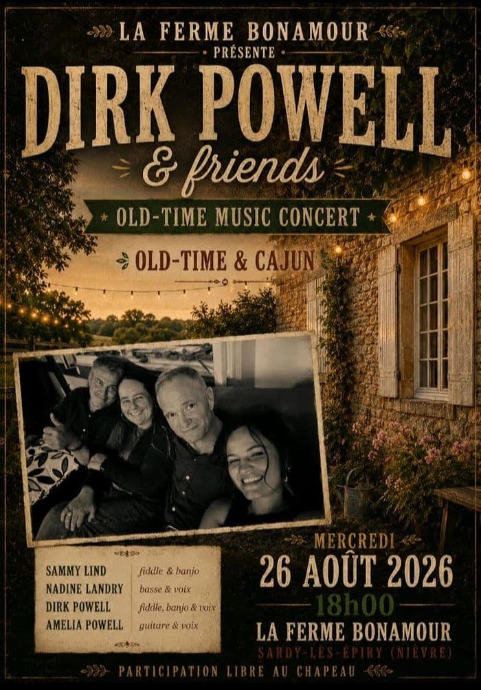 Illustration de l'événement : Dirk Powell & Friends US