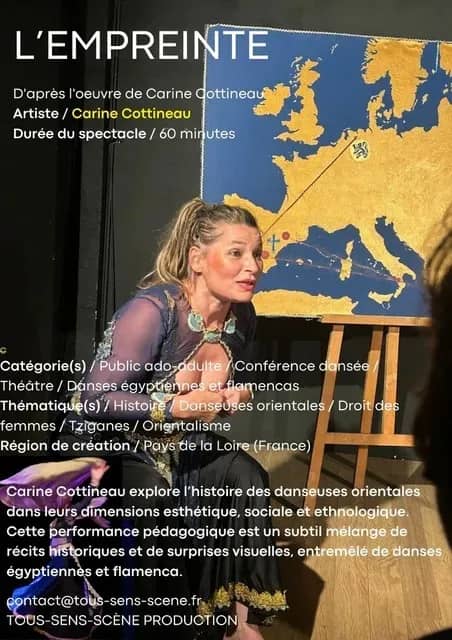 Illustration de l'événement : Spectacle théâtral avec Carine Cottineau dans une grange à Gex – 10 sept
