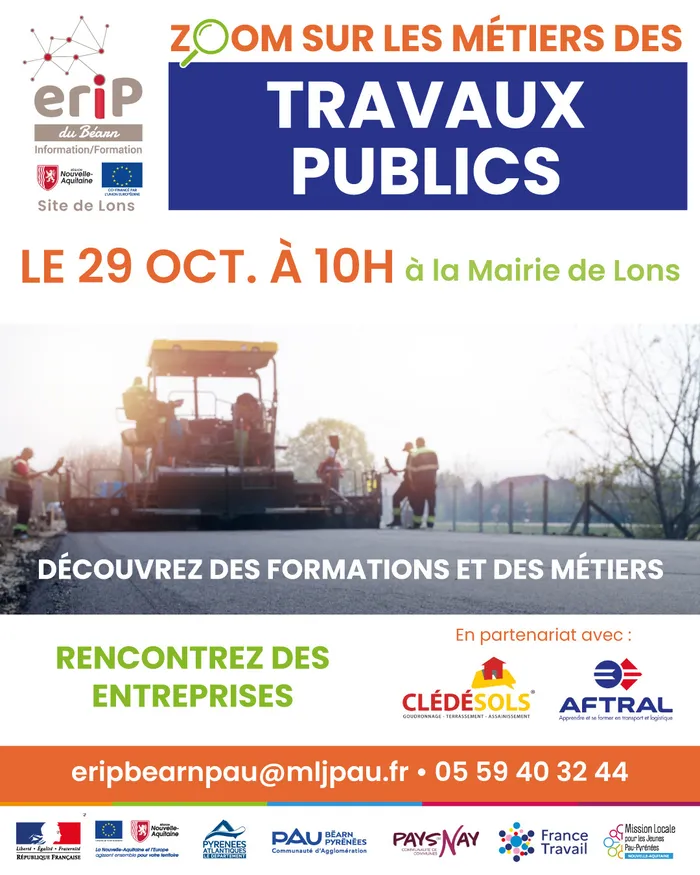 Illustration de l'événement : Zoom sur les métiers des Travaux Publics