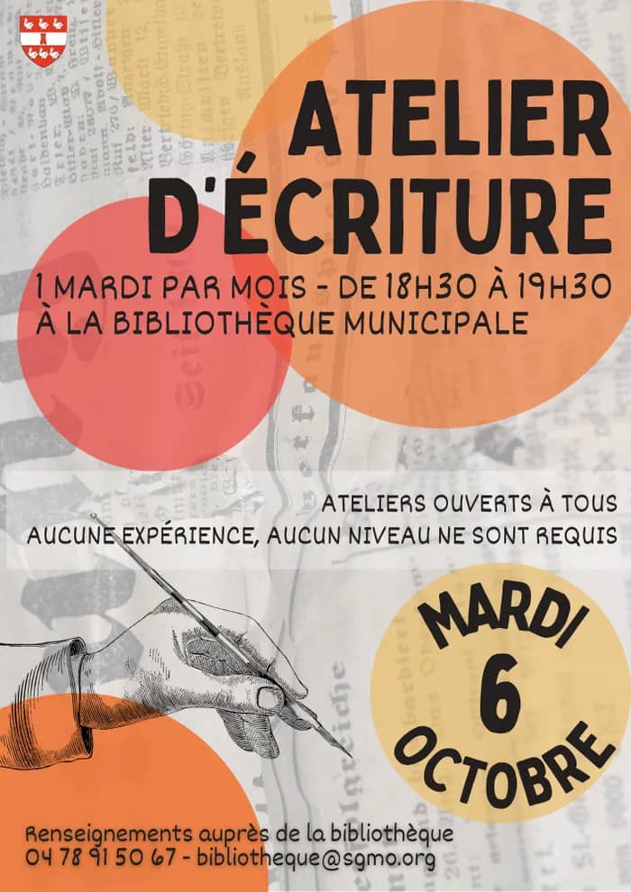 Illustration de l'événement : Atelier écriture