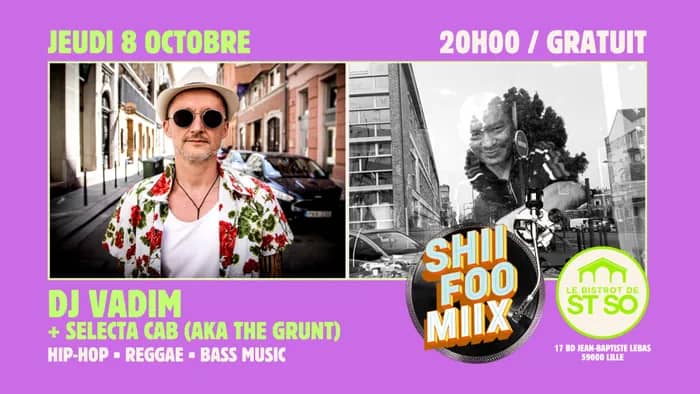 Illustration de l'événement : DJ Vadim + Selecta Cab
