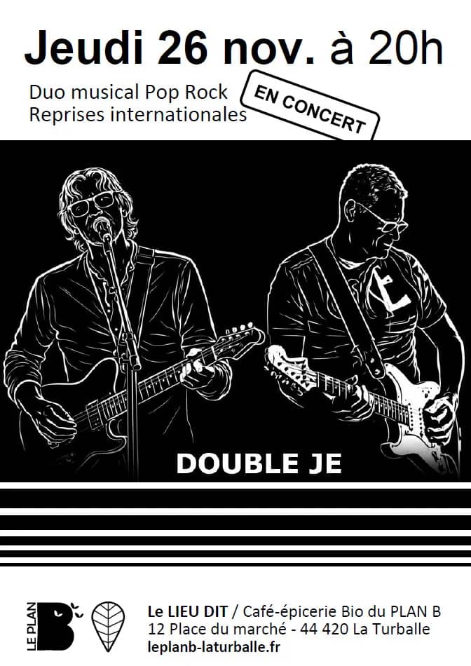 Illustration de l'événement : Concert : Double Je
