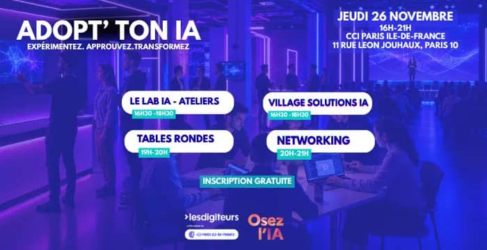 Illustration de l'événement : ADOPT'TON IA - Expérimentez l’IA pour votre entreprise