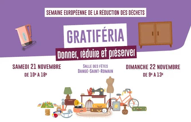 Illustration de l'événement : Gratiferia "Donnez une seconde vie aux objets"