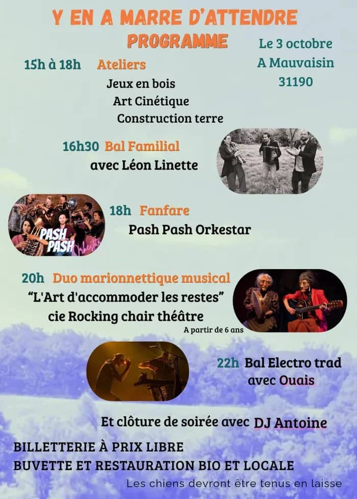 Illustration de l'événement : Festival Y en a Marre d'attendre
