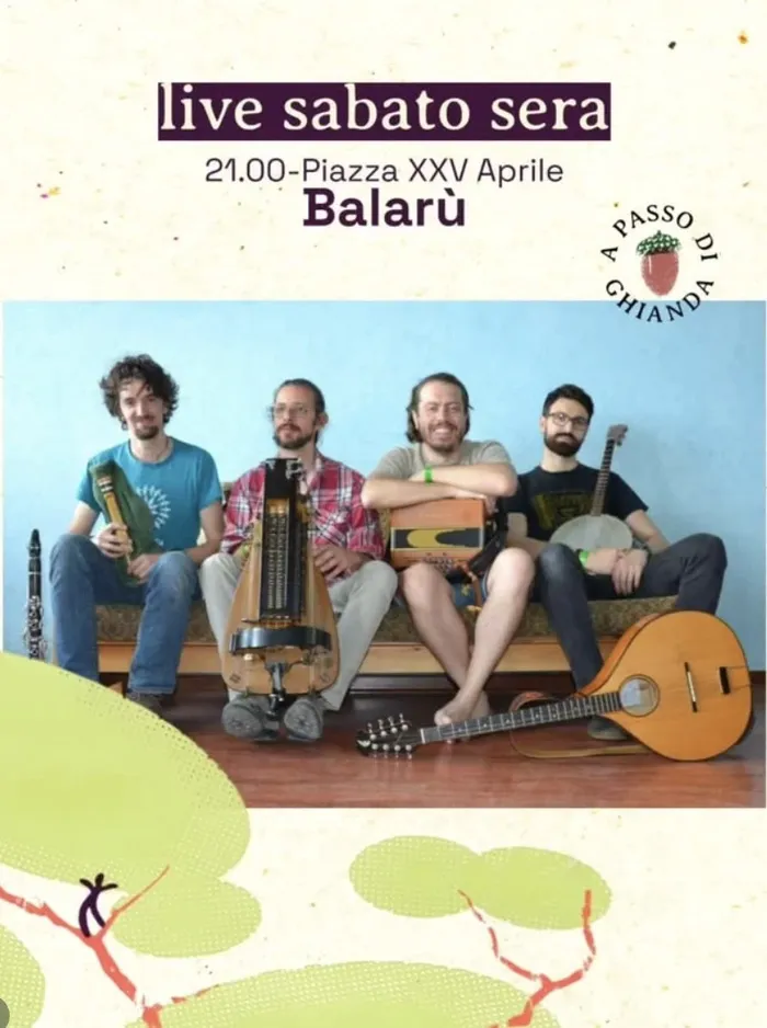 Illustration de l'événement : Concerto a ballo con i Balarù - Festival A PASSO DI GHIANDA