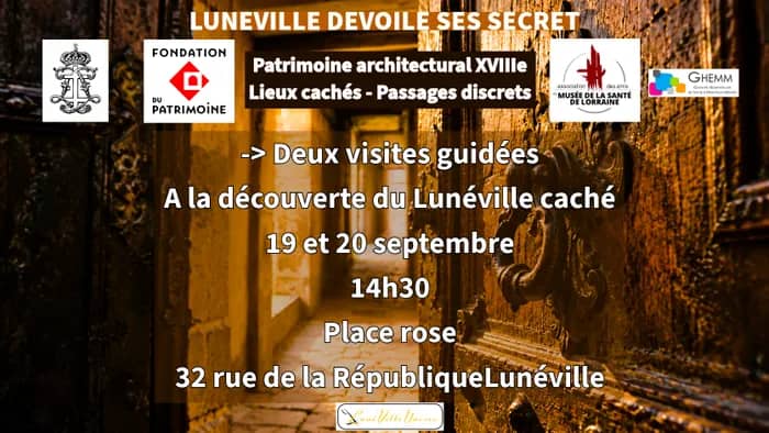 Illustration de l'événement : Visite du Lunéville secret