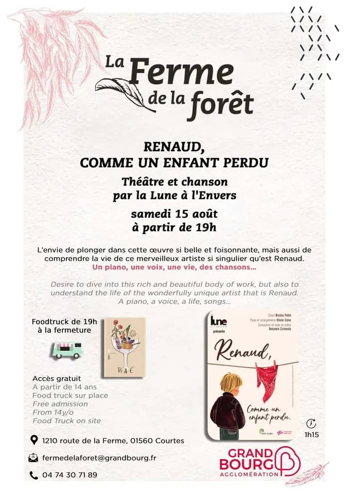 Illustration de l'événement : Renaud, comme un enfant perdu