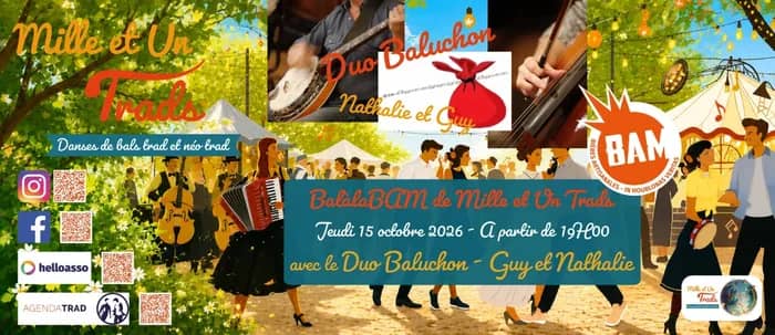 Illustration de l'événement : 1er BalàlaBAM 2026-2027 de Mille et Un Trads avec Duo Baluchon