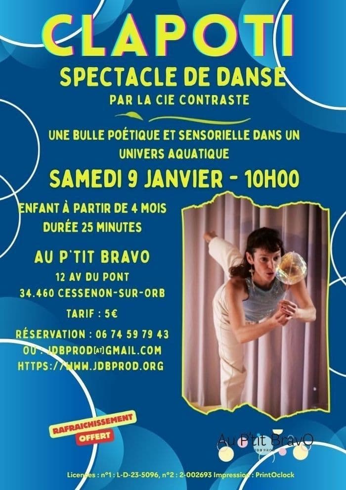 Illustration de l'événement : Clapoti Spectacle de danse