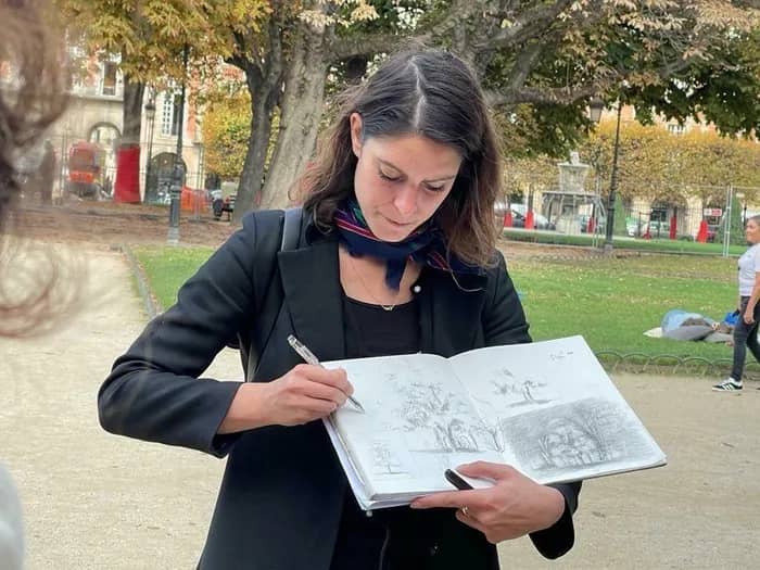 Illustration de l'événement : Carnet de croquis : dessiner les espaces urbains / avec l'Académie d'art de Meudon