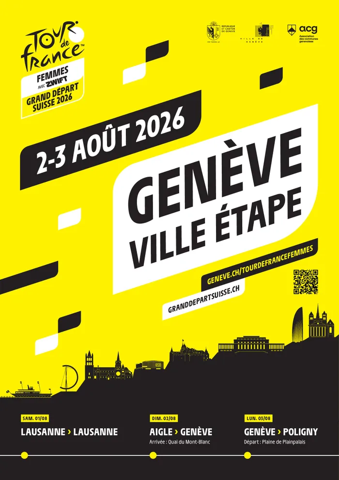 Illustration de l'événement : Tour de France Femme débarque à Genève !