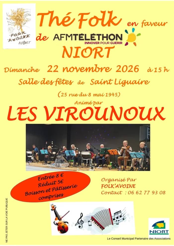 Illustration de l'événement : Thé folk Téléthon