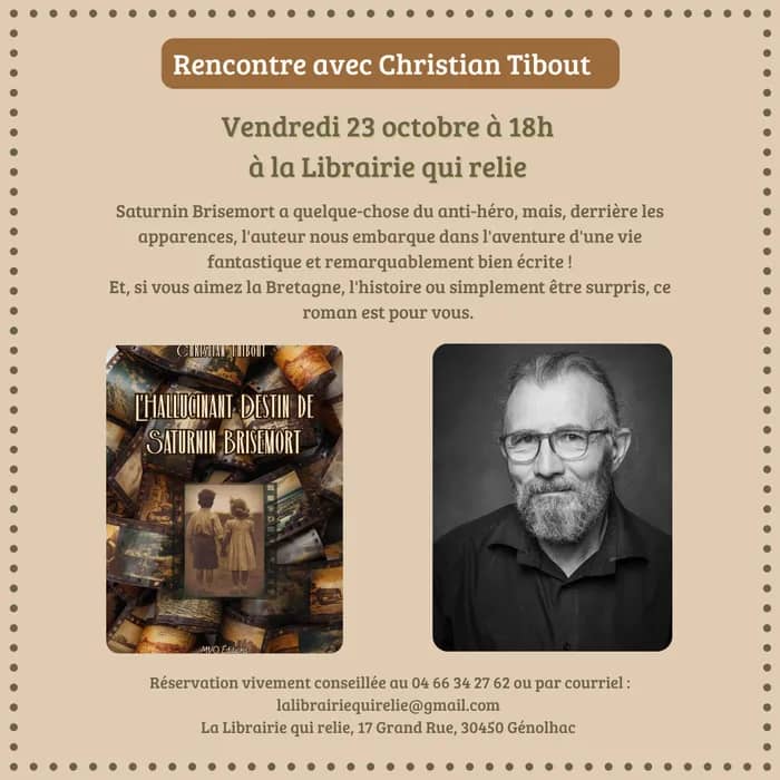 Illustration de l'événement : Rencontre avec Christian Thibout