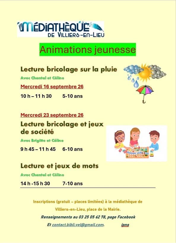 Illustration de l'événement : Animations enfants
