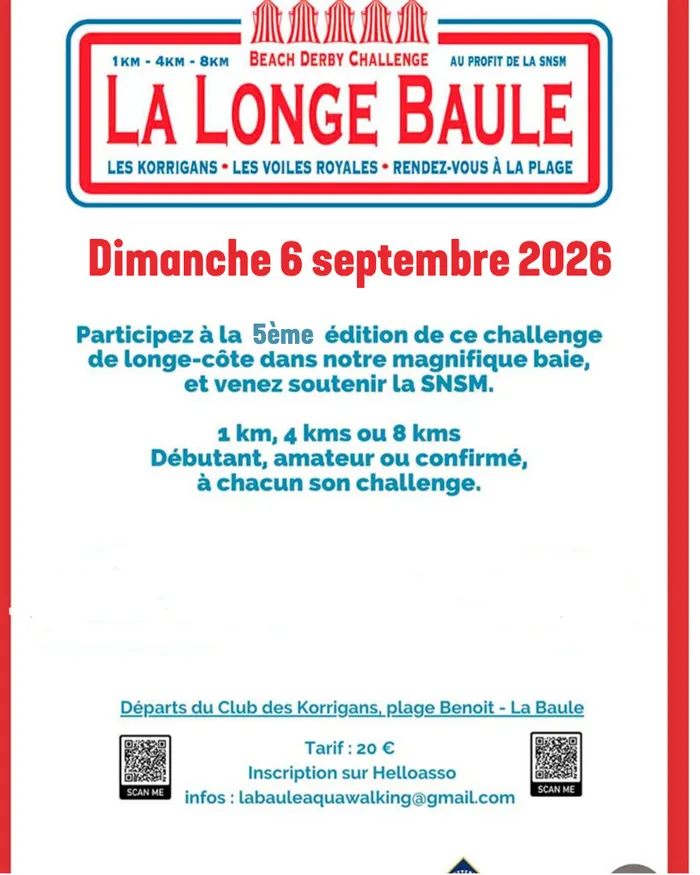 Illustration de l'événement : 5ème édition du challenge de Longe Côte