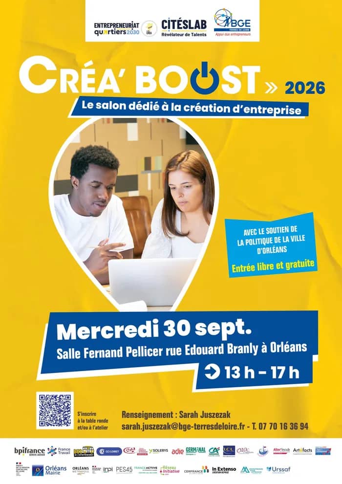 Illustration de l'événement : Créa'Boost, le salon de la création d'entreprise